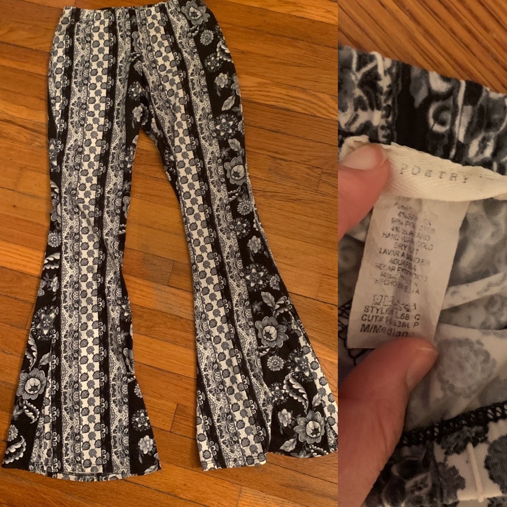 Flare stretch pants